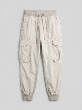 James Perse Light Beige Cargo Jogger Pants